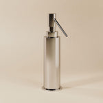 Soap Dispenser, 125ml Capacity Siver Gloss, Freestanding Collection Kubic