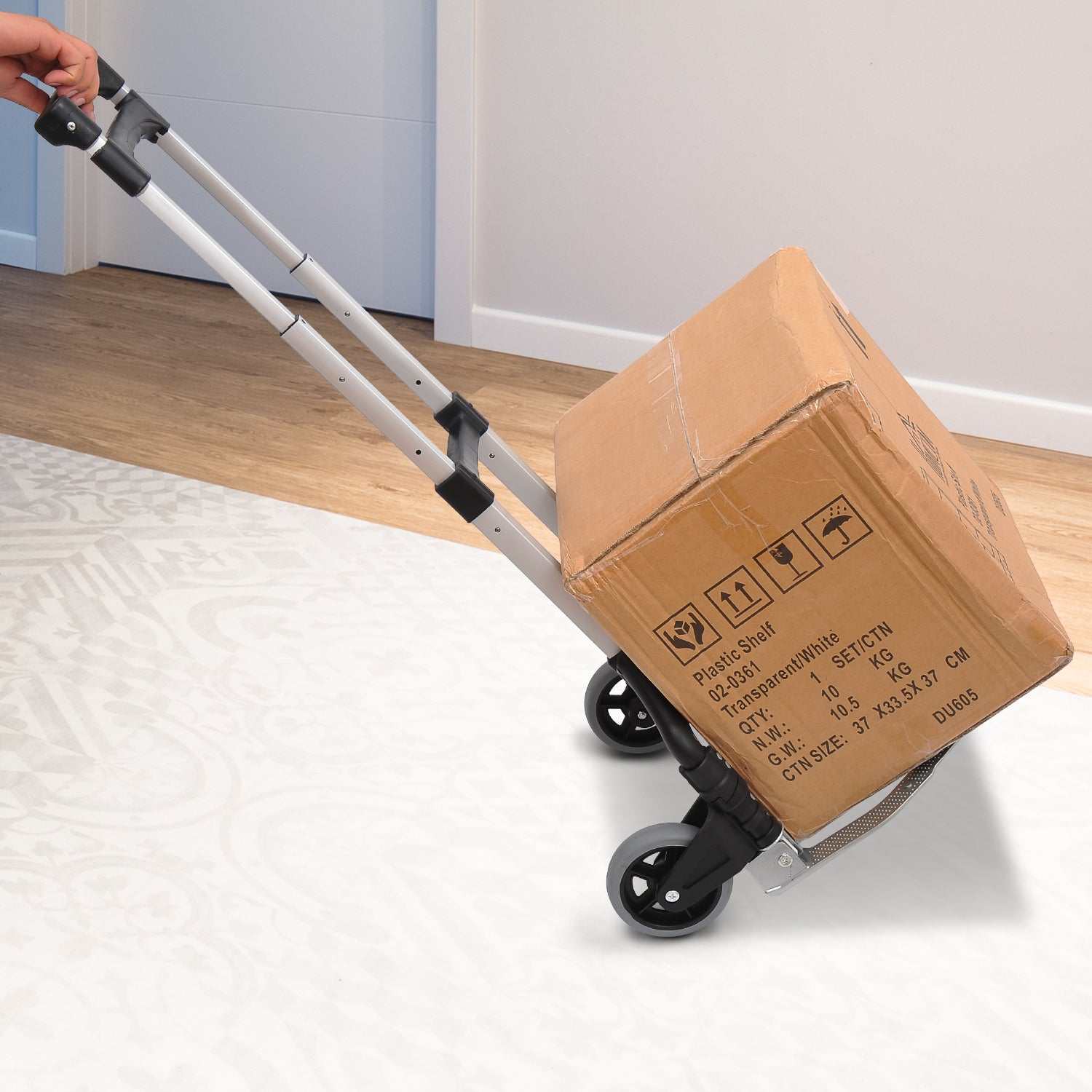 Heavy Duty Aluminium Foldable Hand Truck Trolley