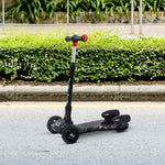 Child 3-wheel Scooter Light Music Water Spray Rechargeable 3-6 Yrs | Black