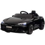 Audi Rs E-tron Gt Licensed 12v Kids Electric Ride On W/ Remote | Black