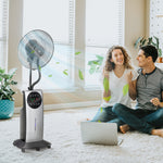 16" Pedestal Fan With Water Mist Spray, 3.1l Tank