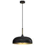 Pendant Lamp Lincoln 1xe27 35cm | 35cm | Black