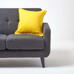 Cotton Plain Cushion Cover | 45cm x 45cm | Yellow