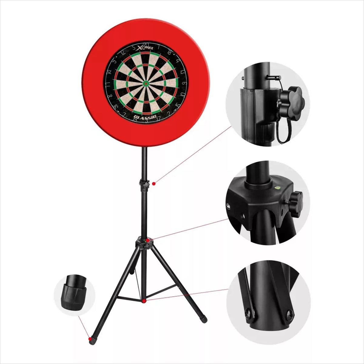 Hybrid Darts Stand | One Size | Black