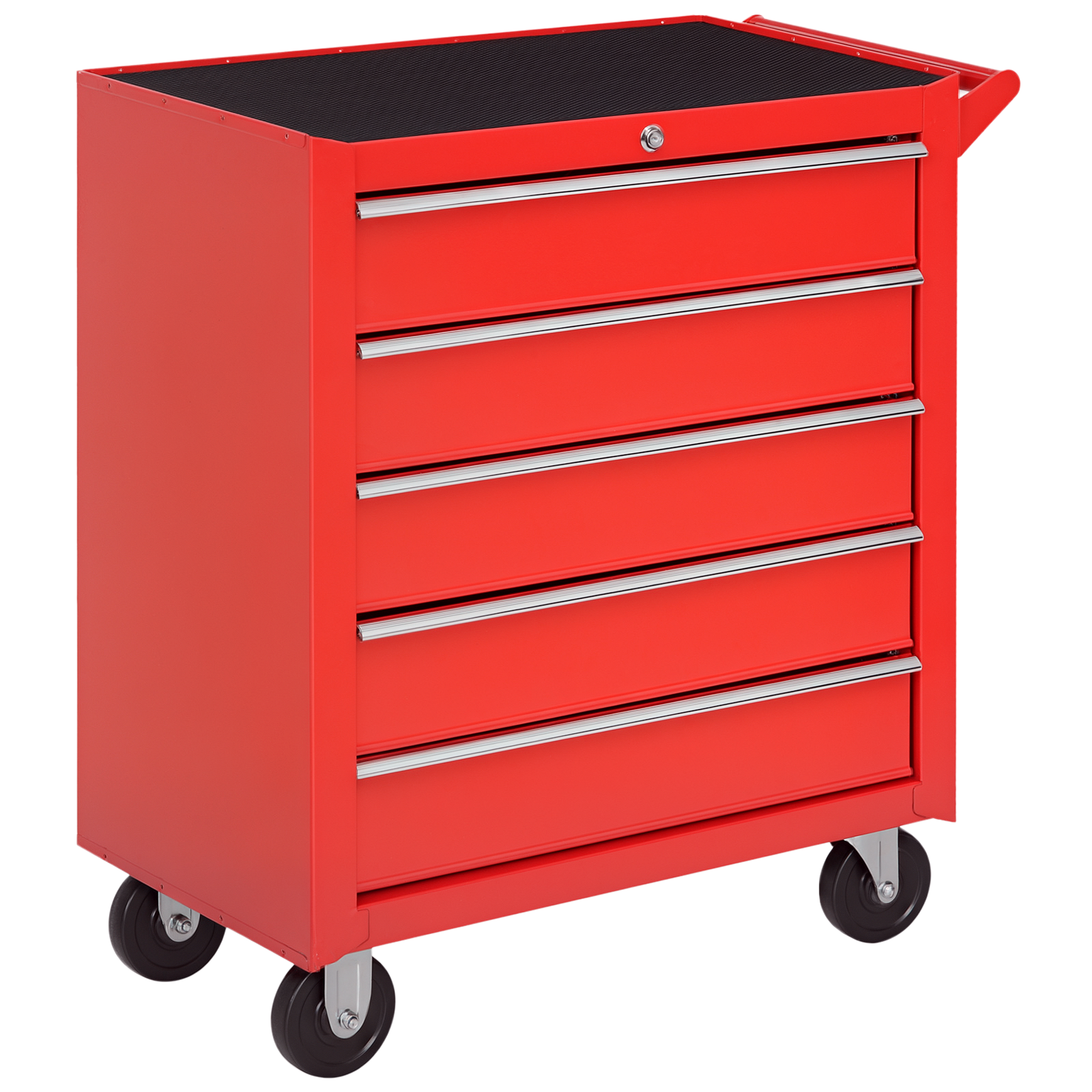 Roller Tool Cabinet Stoarge Box 5 Drawers Garage Workshop Chest Red