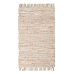 Horizon Neutral Chevron Hemp Chindi Rug | 120cm x 180cm | Natural