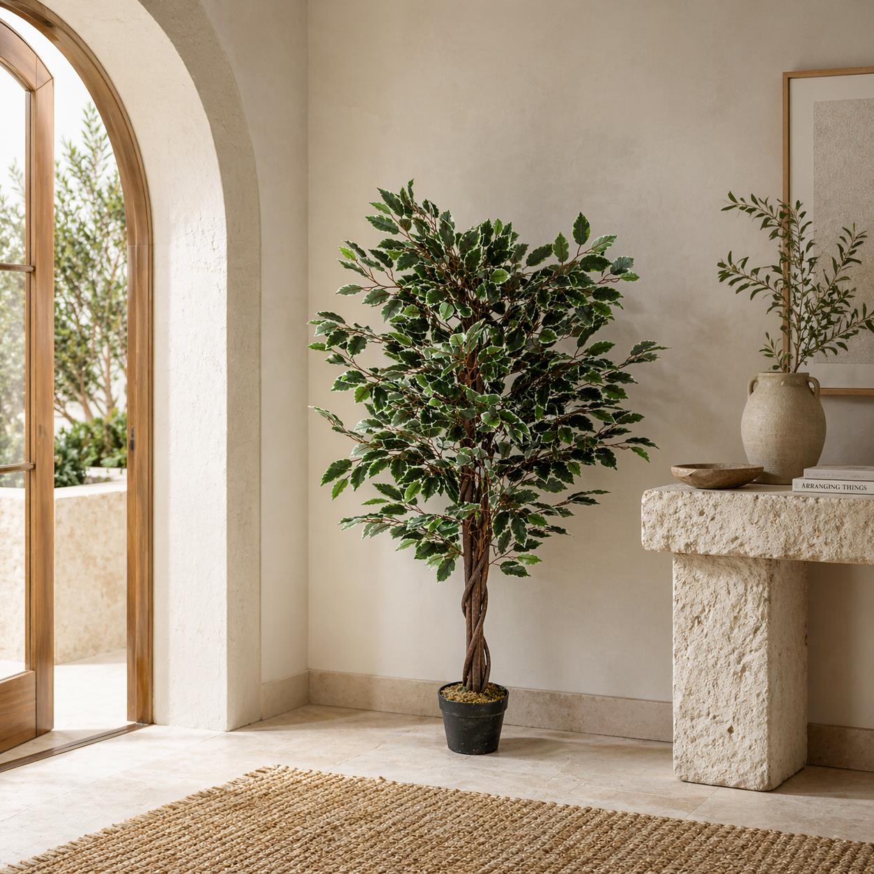130cm  Realistic Artificial Ficus Tree / Plant