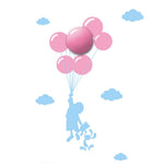 Ballons Led Childrens Lamp Charming Fun Night Light Ultra Low Consumption 0.6w Colourful Wall Decals Create A 3d Effect