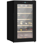 24 Bottles Wine Fridge With Glass Door Digital Touch Screen