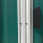 7x5ft Garden Shed With Foundation, Sliding Doors, Vents