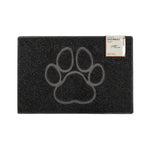 Paw Embossed Doormat | Medium | Black