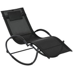 Rocking Lounger Zero Gravity Chair | Black
