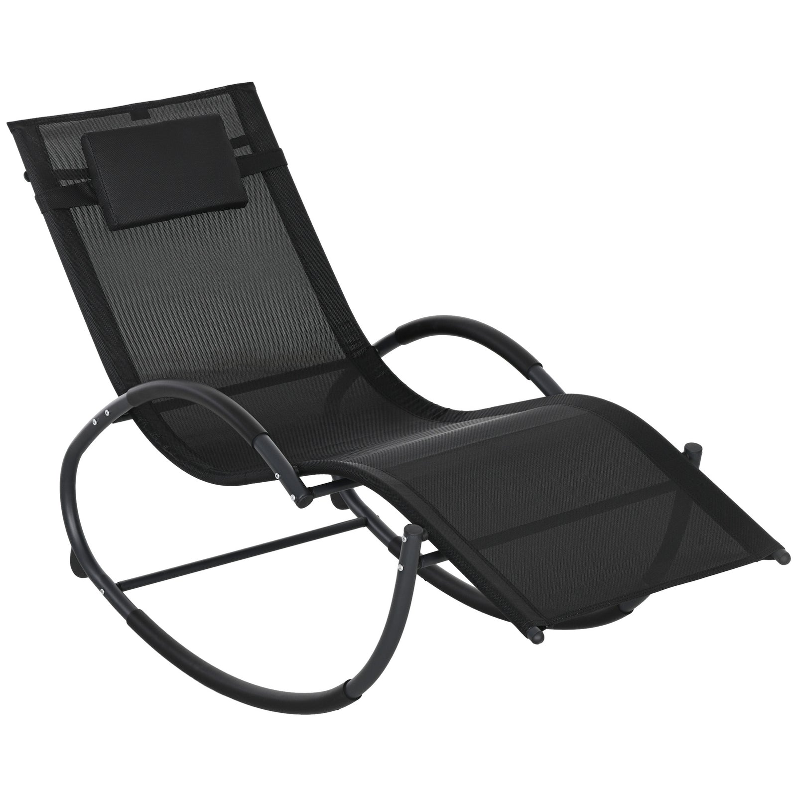 Rocking Lounger Zero Gravity Chair | Black