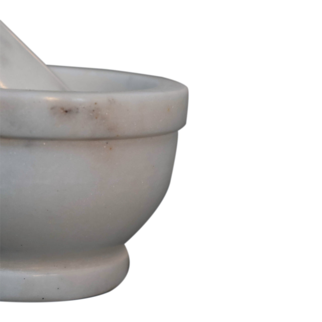 Marble Pestle & Mortar | Large | Brown & White