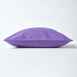 Cotton Plain Cushion Cover | 45cm x 45cm | Purple