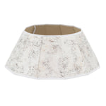 Velvet Christmas Tree Skirt 68cm Foldable Lightweight | Silver