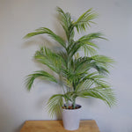 Artificial 90cm Palm Tree Potted In Decorative Planter