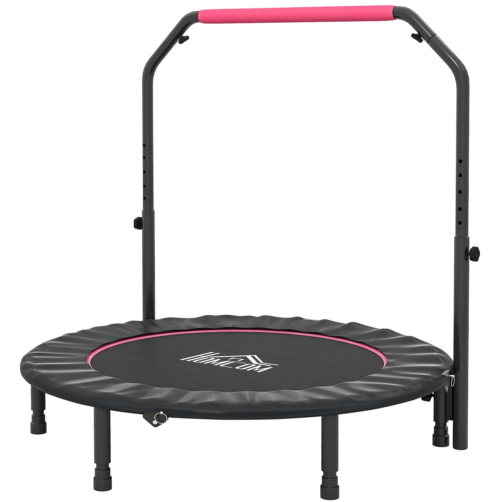 48foldable Mini Trampoline Fitness Trampoline Rebounder | Pink