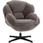 Accent Chair With Swivel For Living Room | Grey