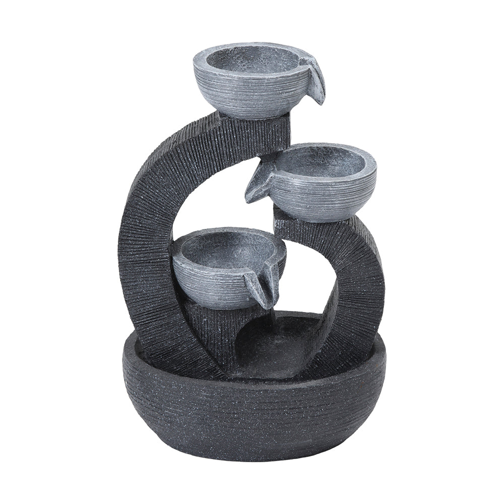 Garden Solar-powered Water Fountain Rockery Decor