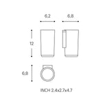 Toothbrush Holder, Screw-in Or Self-adhesive, Matt Black, Next Collection