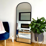 Yōko - Metal Gentle Arch Mirror | 150cm x 60cm | Black