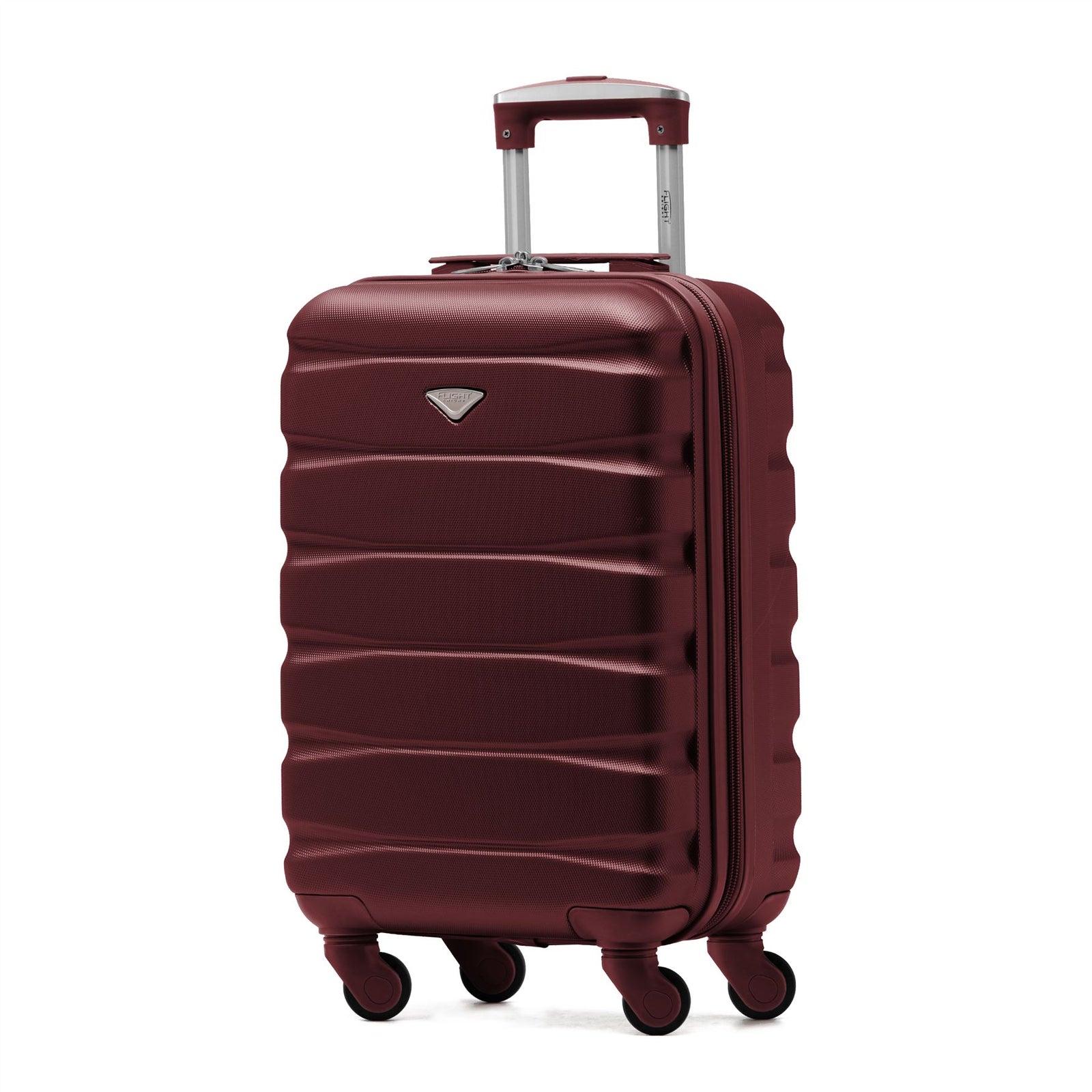 55x35x20cm Cabin Carry On Suitcase Hard Shell Overhead Luggage 100+ Airlines Approved | Cabin | Burgundy