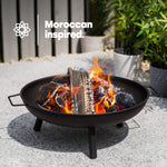 Iron Fire Pit Bowl - Black