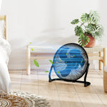 20" 100w Desk Fan Home Office Moving Oscillation With 3-speed Wind