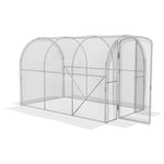 Walk-in Polytunnel Greenhouse W/ Pe Cover 3x2x2m