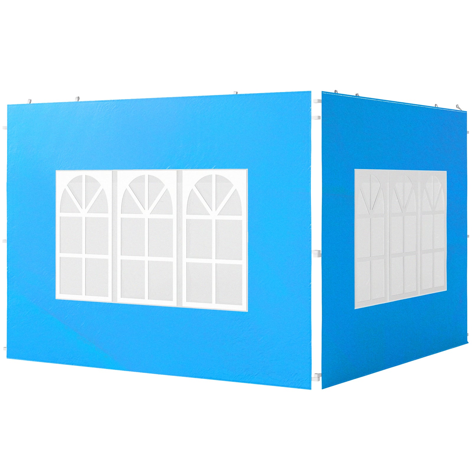 Gazebo Side Panels For 3x3(m) Or 3x6m Gazebo Canopy, 2 Pack