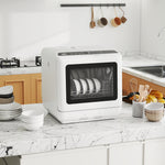 Countertop Dishwasher With Dual Water Supply And 6 Programs, White