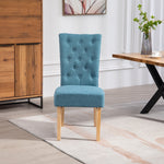 Set Of 2 Pienza Fabric Dining Chairs | Teal
