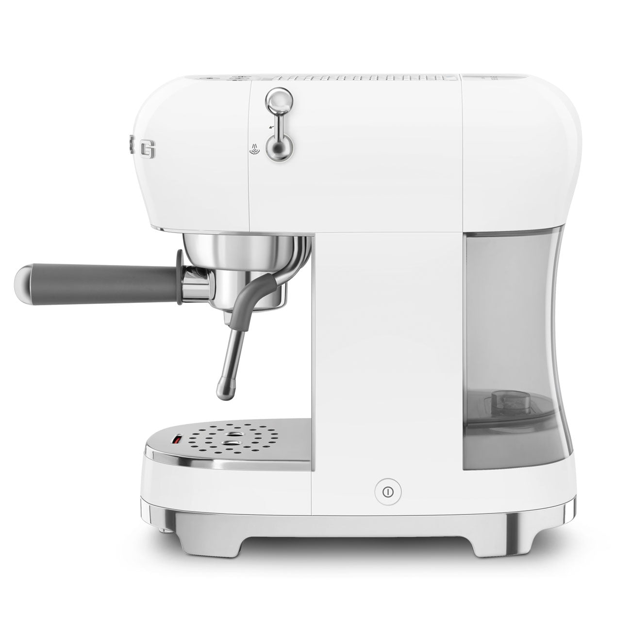 Ecf02 Espresso Coffee Machine With Steam Wand | White