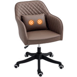 Office Chair With Rechargeable Vibration Massage | One Size | Brown