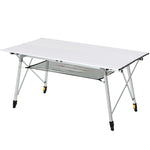 Portable Roll-up Aluminium Folding Picnic Table Outdoor