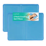 Self Cooling Gel Pillow Inserts 2 Pack Hot Night Relief