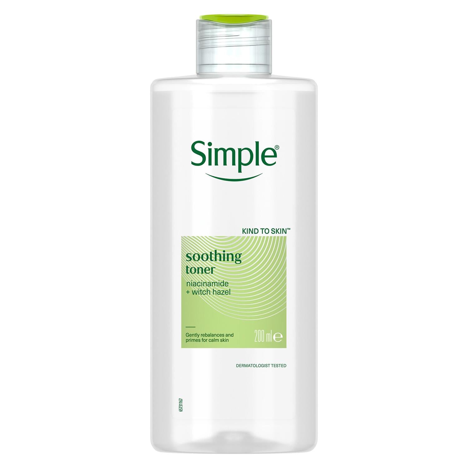 Simple Purifying Cleansing Lotion 200ml & Soothing Toner Bundle