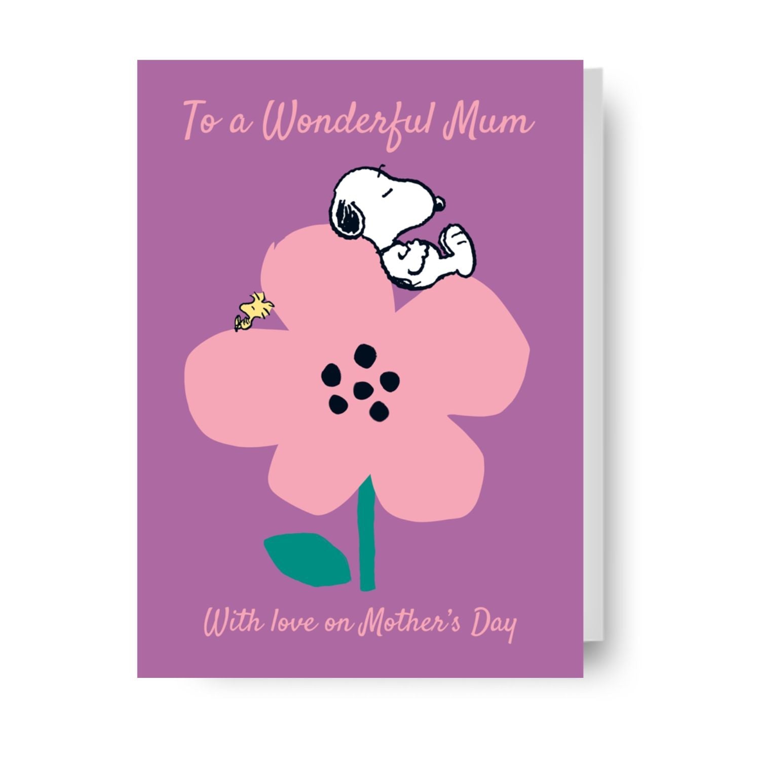 Snoopy Personalised 'with Love On Mother's Day' Card Official Product
