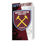 West Ham United FC Birthday Card Official Product