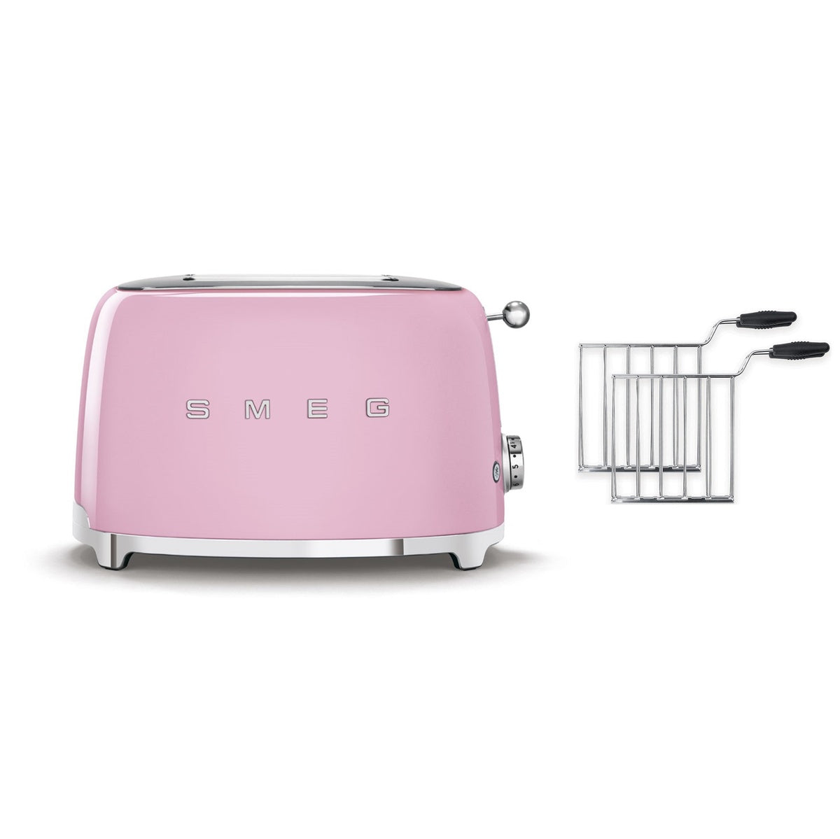 Tsf01, Tssr01 2 Slice Toaster With 2-sandwich Racks Set | Pink
