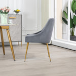Set Of 2 Lograto Velvet Dining Chairs