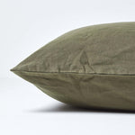European Size Linen Pillowcase | 40cm x 40cm | Khaki Green