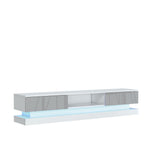 Bloom Tv Unit 180cm With Led Lights | Grey