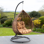 Henley Swing Egg Pod Chair | Brown