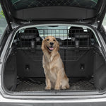 Pawhut Car Dog Guard Mesh Boot Barrier Pet Headrest Travel, 90-120w X 40.5h Cm