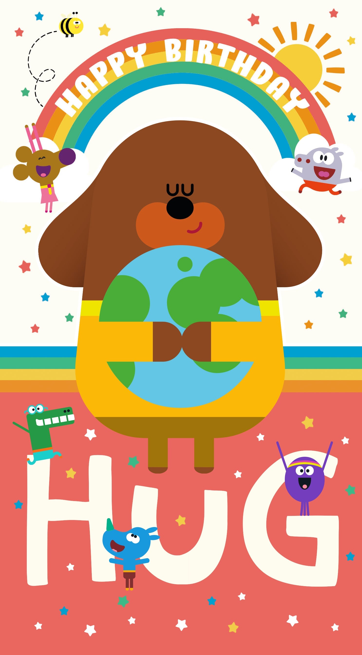 Hug' Birthday Card Official Product