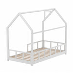 Kid’s Bed With House Frame Pine Wood | White