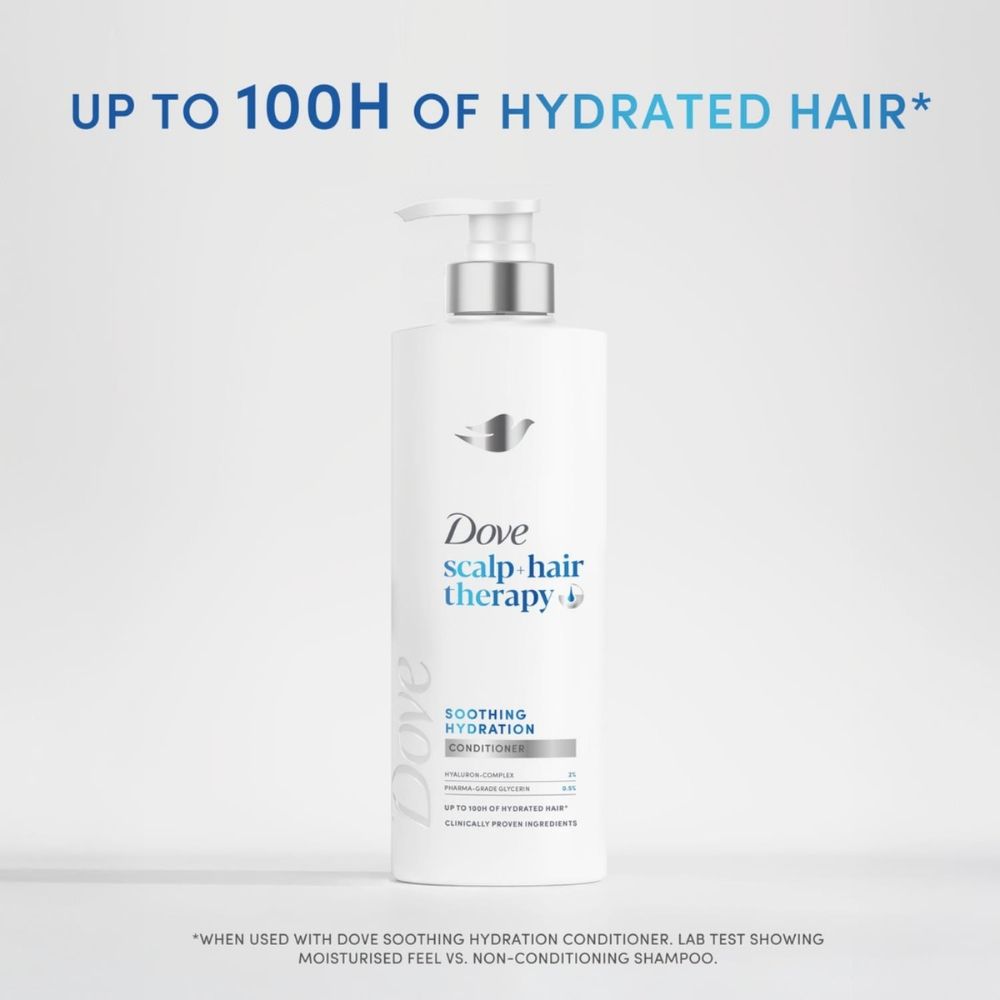 DOVE Scalp + Hair Therapy Soothing Hydration Conditioner 700ml 6 Pack, Peta