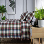 Stewart Dress 100% Brushed  Cotton Duvet Cover Set | Double | Multi Colour